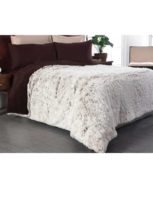 Imagen de producto Edrecobertor térmico Íntima Hogar Faux Fur Glacial