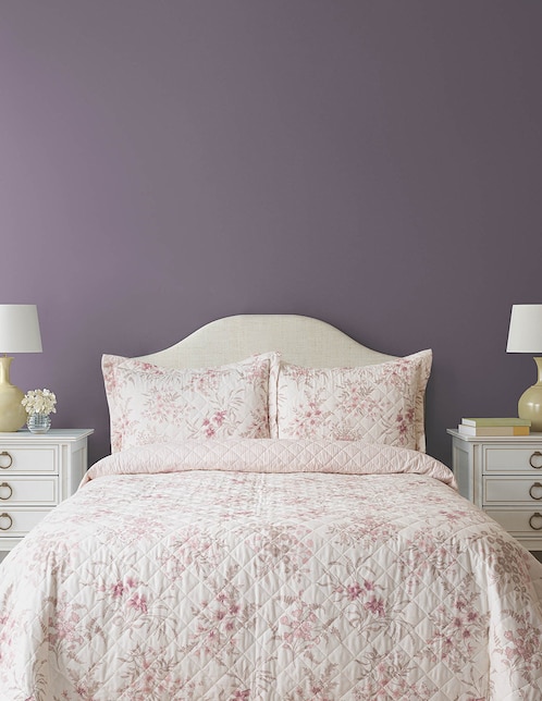 Set de colcha Meadow Field Blush 1