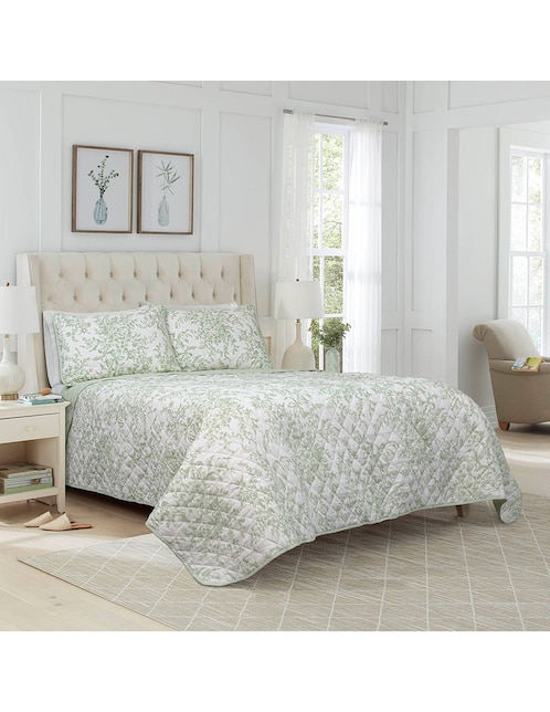Set de colcha Bedford Sage 1