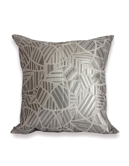 Cojín decorativo Dormireal geométrico plata