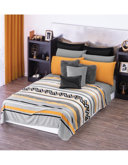 Cobertor Ligero Etnia estampado geométrico
