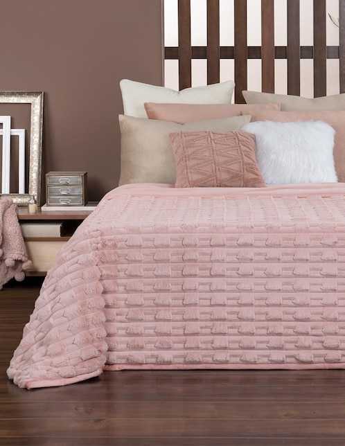 Cobertor Luxus estampado texturizado