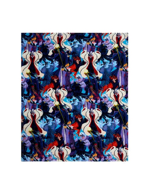 Cobertor Villains Providencia Disney Villanos pura maldad estampado infantil