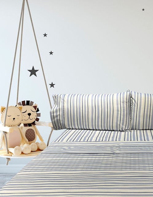 Juego de sábanas de microfibra Haus Kids stripe