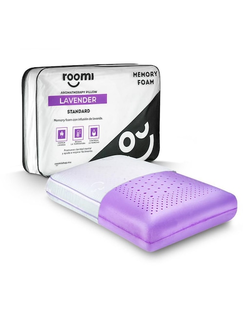 Almohada Roomi Aromaterapia Lavanda firmeza media