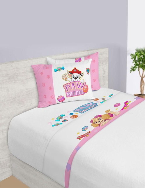 Juego de sábanas de microfibra Providencia Paw Patrol Flores