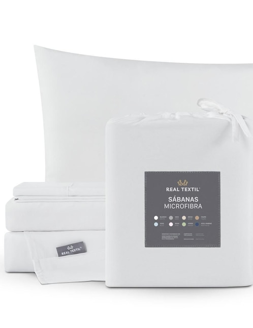 Juego de sábanas de microfibra Real Textil 2000 collection