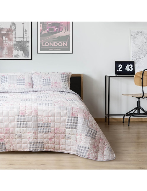 Set de colcha Hallie Pink 1