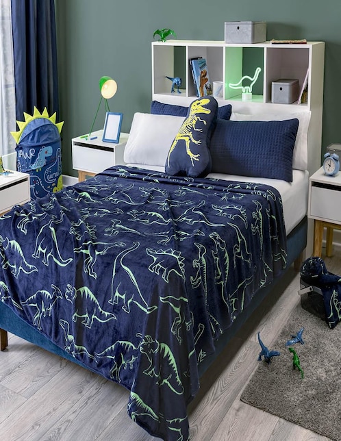 Cobertor Vianney niños estampado dinosaurio