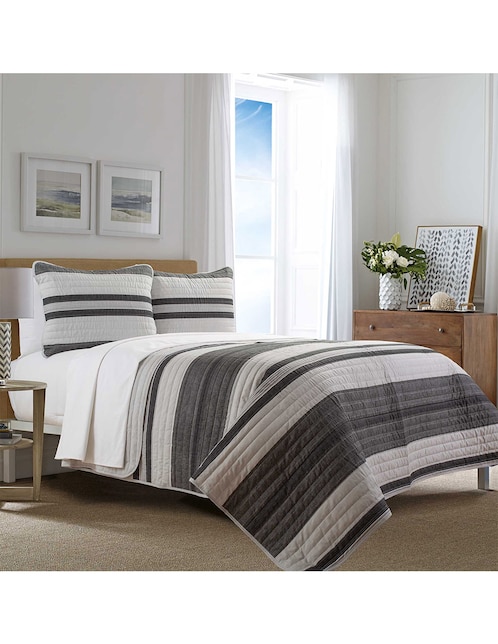 Set de colcha Nautica Ardmoore Grey