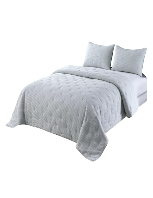 Set de colcha Waffle 1
