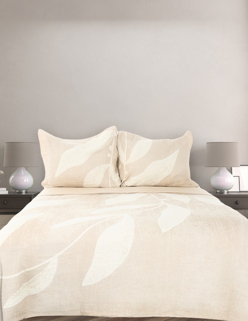 SET FUNDA DUVET DALILA, KS, KHAKI HAUS