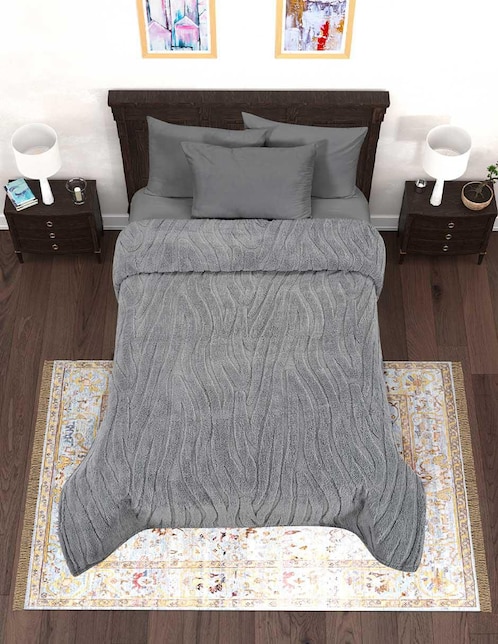 Cobertor Providencia Oveja Jacquard Cebra