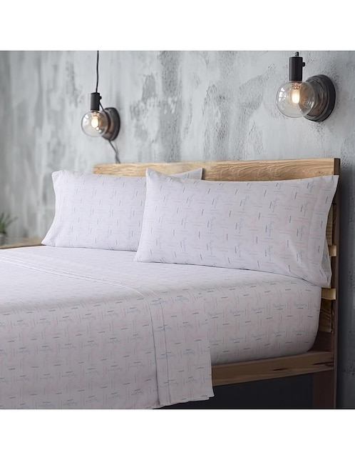 Juego de sábanas de microfibra Pepe Jeans Hazel Pink Mf