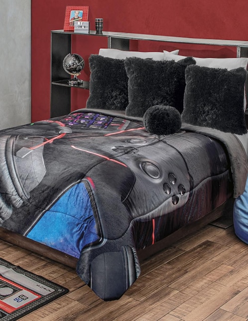 Cobertor Gamer Pro Acolchado estampado gráfico