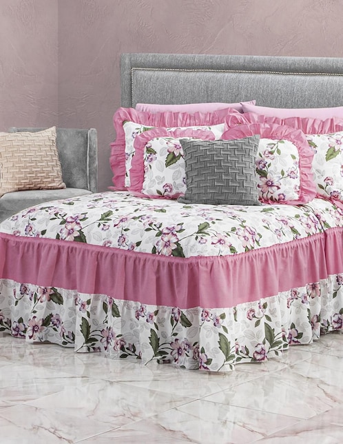 Set de colcha Intima Hogar Americana Poder Floral