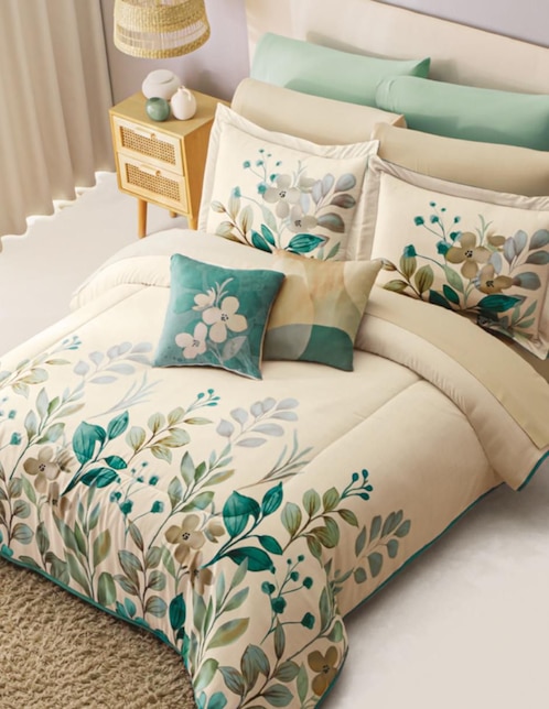Set edredón Bouquet Jade