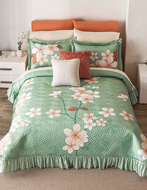 Set de colcha Greenery