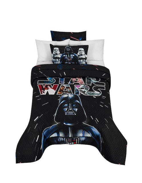Set de colcha Star Wars Black