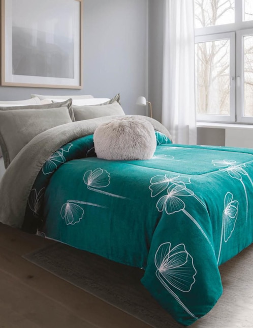 Cobertor Campanilla estampado floral