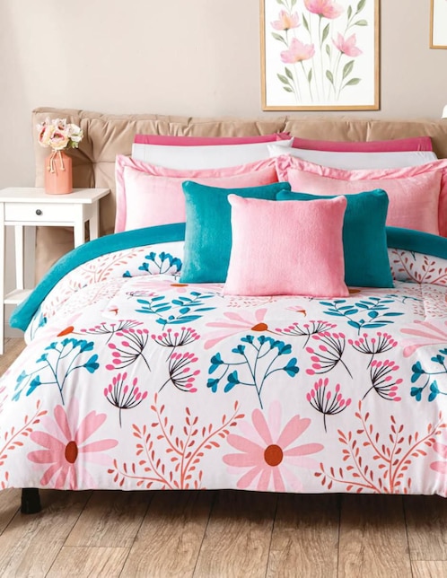 Cobertor Dandelion Punch estampado floral