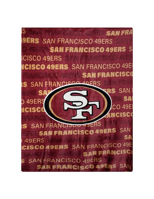 Frazada térmica de tejido suave NFL San Francisco 49ers unisex