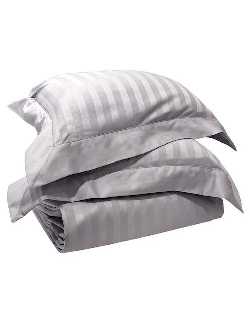 SET FUNDA DUVET INFINITE, MAT-QS, GRIS