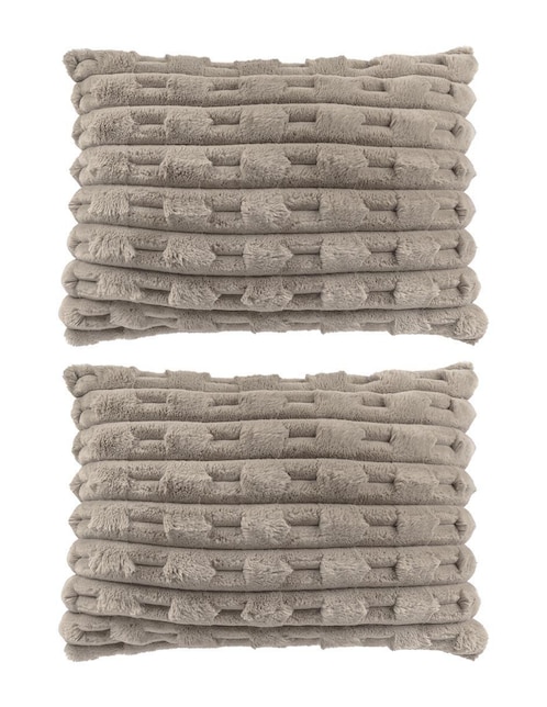 Set funda para almohada Cantia Taupe
