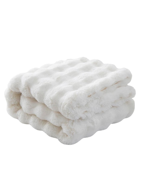 FRAZADA I.FAUX FUR, ESTÁNDAR, BLANCO HA