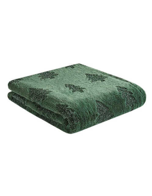 Frazada navideña de tejido jacquard Lurex 1