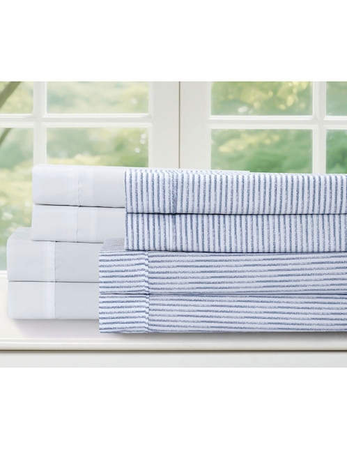 JGO SABANAS TWIN PACK FW25, KS, AZUL HA
