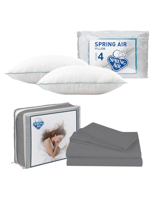 Juego de sábanas "de" poliéster spring air basic osos 2