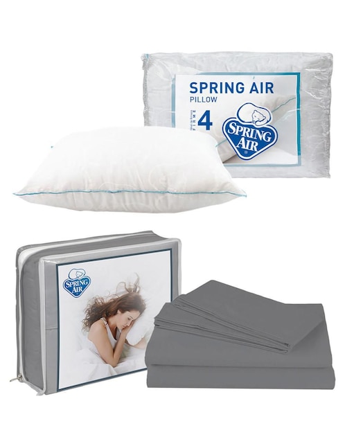 Juego de sábanas "de" poliéster spring air basic oso