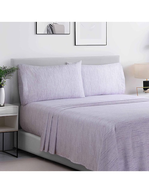 Juego de sábanas de microfibra Kaltex Home Kent Mauve