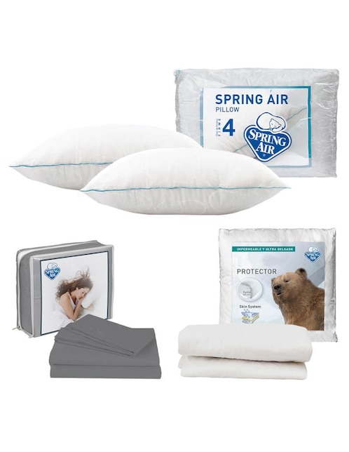 Juego de sábanas "de" poliéster spring air ultra basic osos