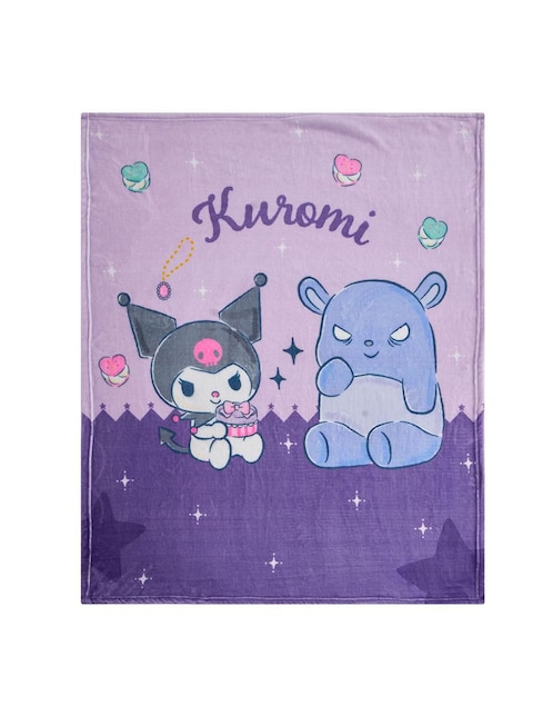 Cobertor Kuromi Fantastic estampado infantil 1