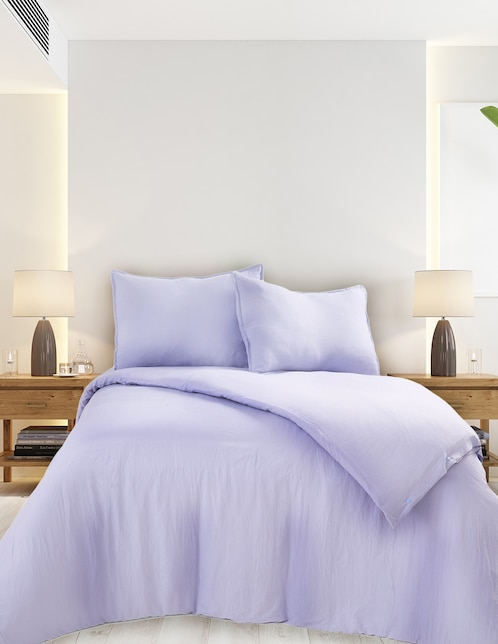 SET DUVET C/RELLENO MF P, MAT-QS, LILA