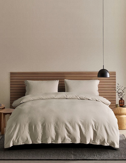 SET FUNDA DUVET COTTON BAS, IND, KHAKI