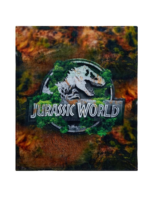 Cobertor Jurassic World Rebirth Providencia estampado infantil