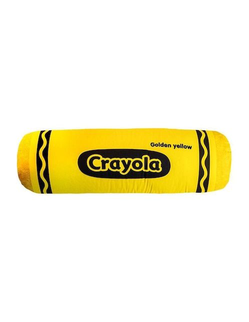 Almohada forma de crayola amarilla firmeza media