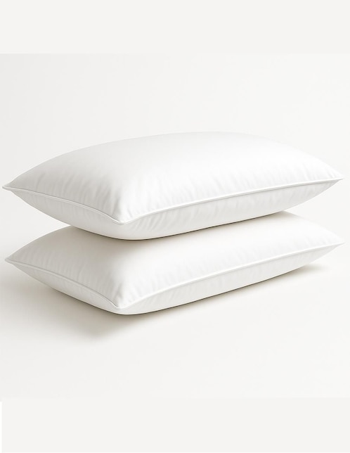 Set de almohada Plumas de ganso natural firmeza media Set de almohada Plumas de ganso natural firmeza media