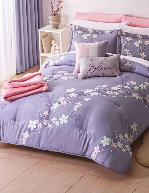 Set edredón Lila Bloom
