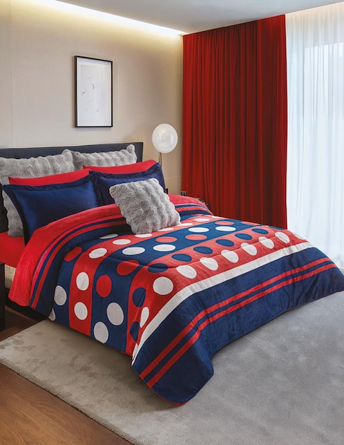 Cobertor winter chill dots