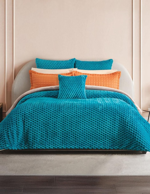 Cobertor fluffy adagio turquesa