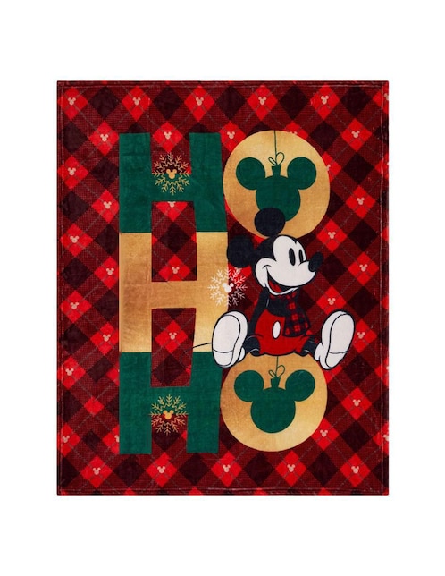 Cobertor Mickey Providencia Frazada Copo Navidad estampado infantil