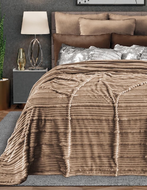 Cobertor Deluxe Toffee 1