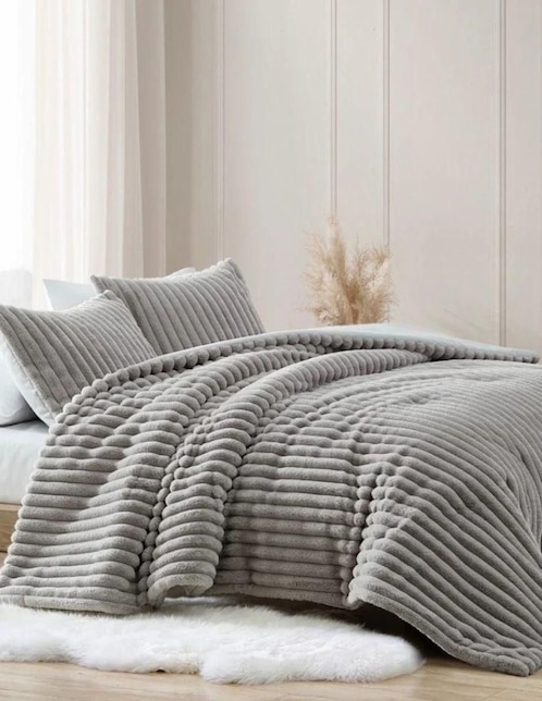 Cobertor B.kind & Beyond Nobelle estampado a rayas