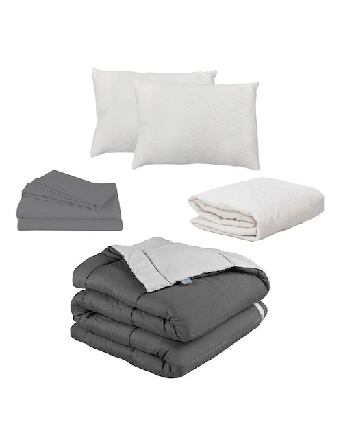Set edredón rogga rogga ultra basic frosty no aplica