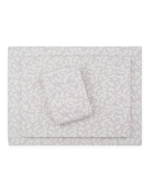 Juego de sábanas de poliéster 80 g Kaltex Home Danae Pink Rp