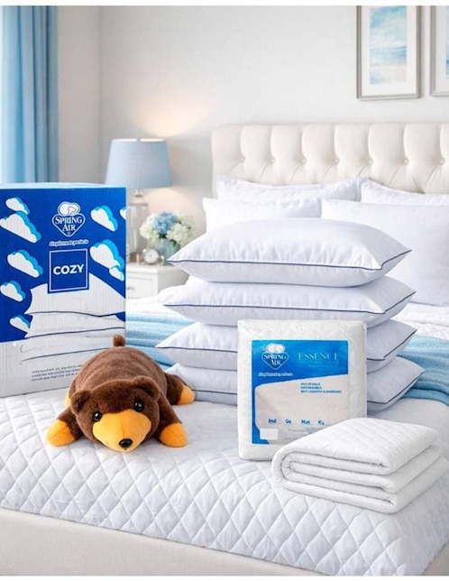 Set de almohada Spring Air Descanso total king size firmeza media